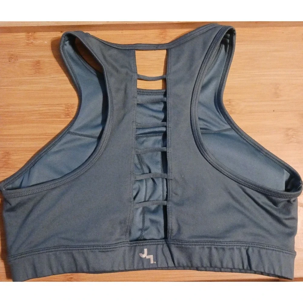 Joy Lab Women's Blue Gray Sports Bra,‎ Size Medium